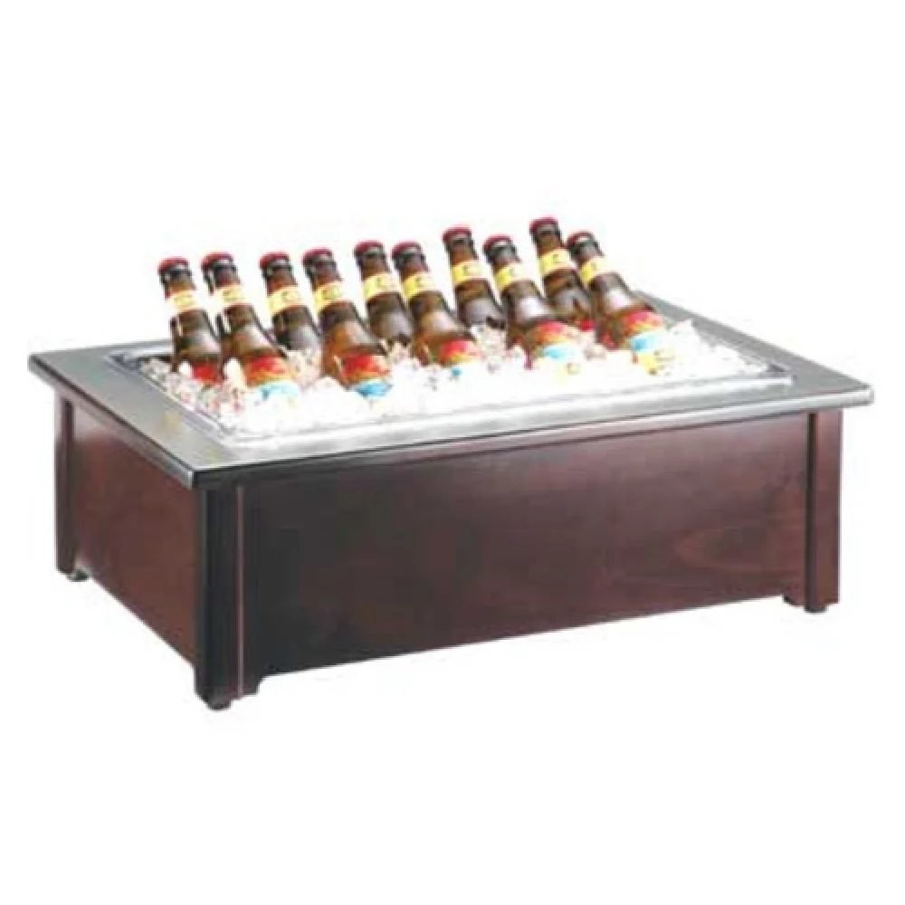 Cal Mil 412-18-52 18 Inch Dark Wood Westport Ice Housing Food Pan Cal Mil 412-18-52 18 Inch Dark Wood Westport Ice Housing Food Pan