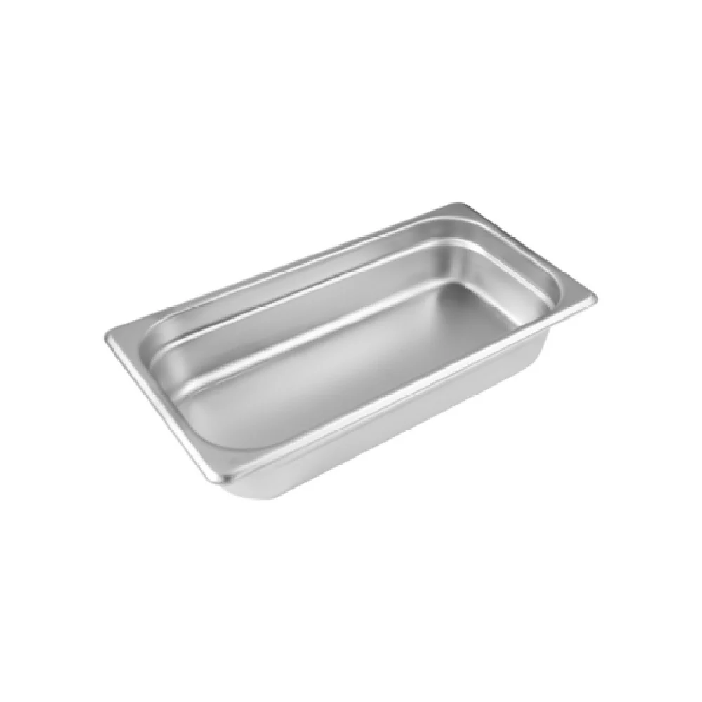 CAC China STPT-23-2 1/3 Size Steam Pan Anti-jam Dishwasher Safe Stainless Steel CAC China STPT-23-2 1/3 Size Steam Pan Anti-jam Dishwasher Safe Stainless Steel