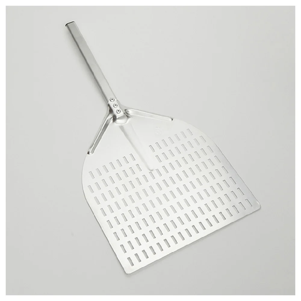 American Metalcraft LPITP1413 14-1/2 Inch Blade Aluminum Deluxe Pizza Peel with Linear Perforation American Metalcraft LPITP1413 14-1/2 Inch Blade Aluminum Deluxe Pizza Peel with Linear Perforation