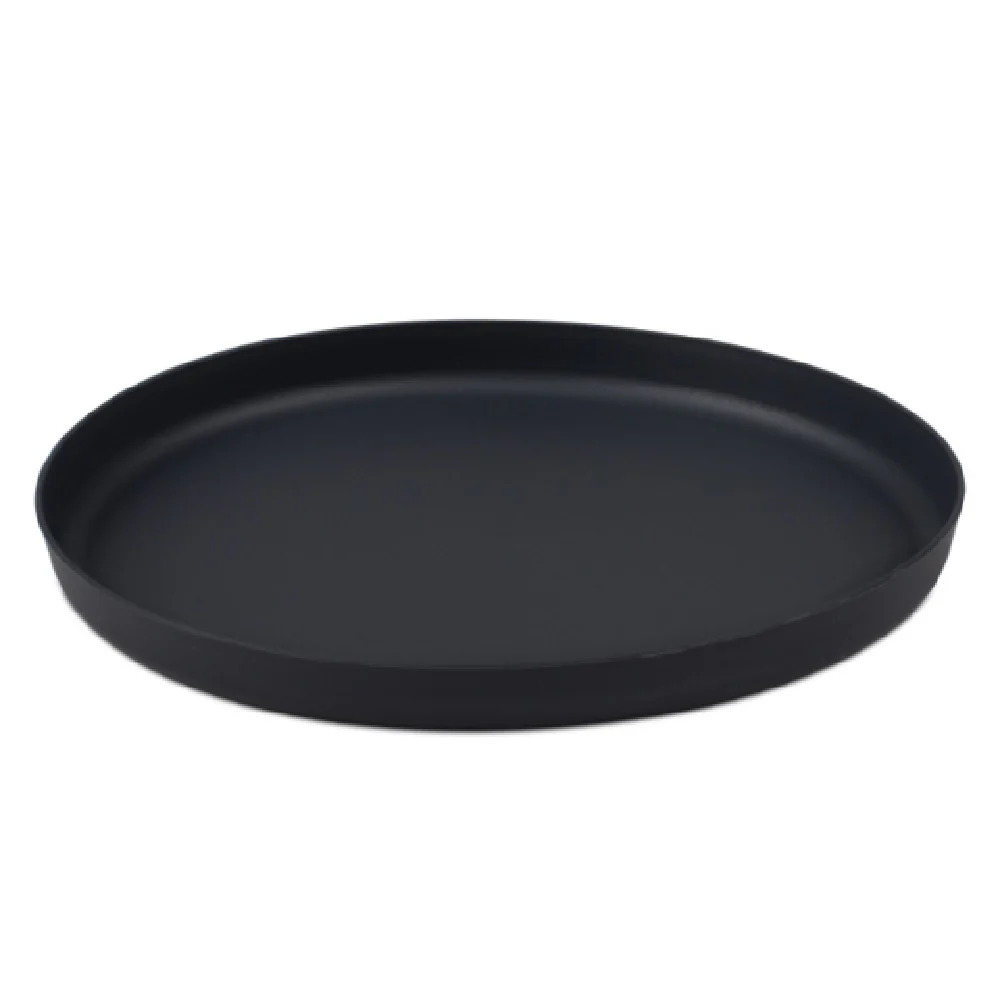 JB Prince RB221 6.2 Inch Gray Round Plate Plastic Made in France