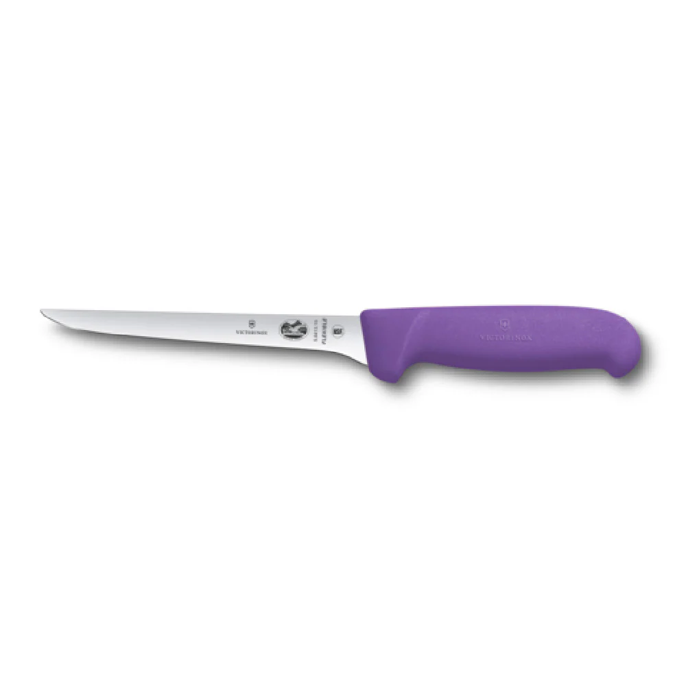Victorinox 5.6415.15 6 Inch Narrow Flexible Blade Boning Knife Purple Handle Victorinox 5.6415.15 6 Inch Narrow Flexible Blade Boning Knife Purple Handle