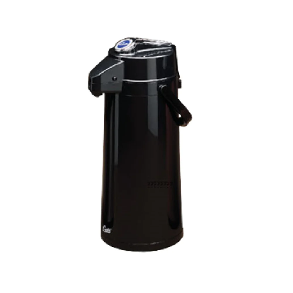 Curtis TLXA2203G000 2.2 Liters Airpot Lever Action Glass Liner Black Plastic Dispenser Curtis TLXA2203G000 2.2 Liters Airpot Lever Action Glass Liner Black Plastic Dispenser