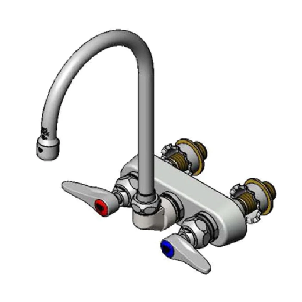 T&S Brass B-1146-XS Workboard Faucet Wall Mount 4