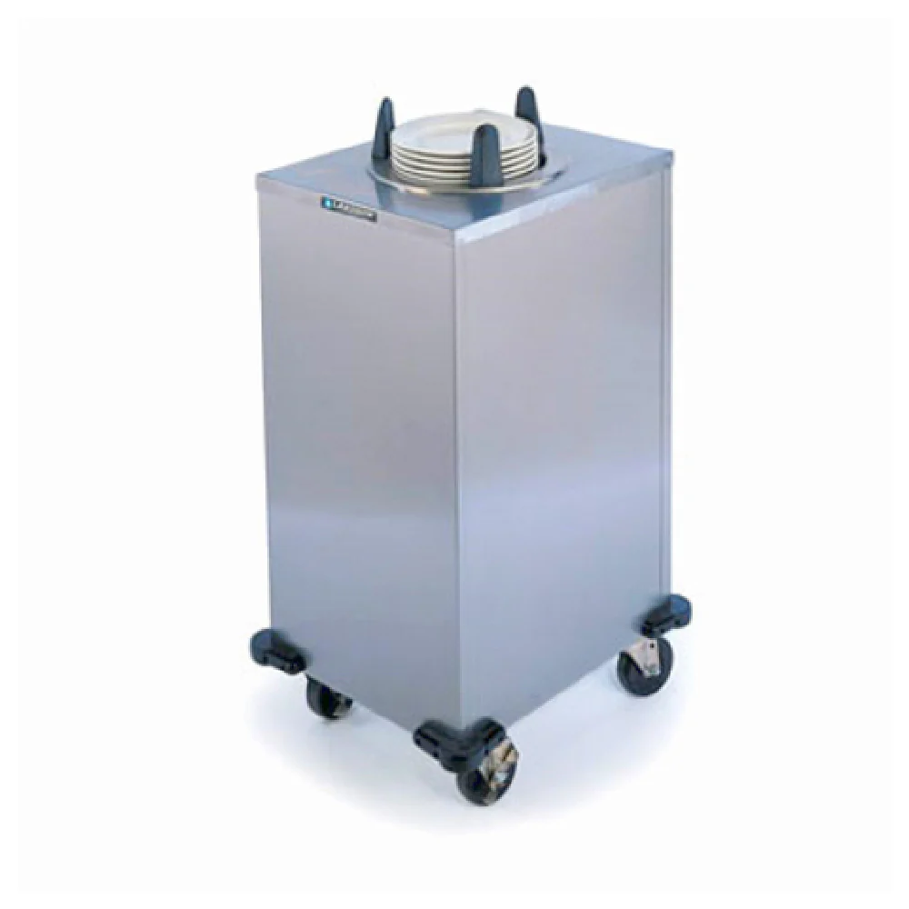 Lakeside 6110_220/60/1 22 Inch Heated Dish Dispenser Mobile Stainless Steel