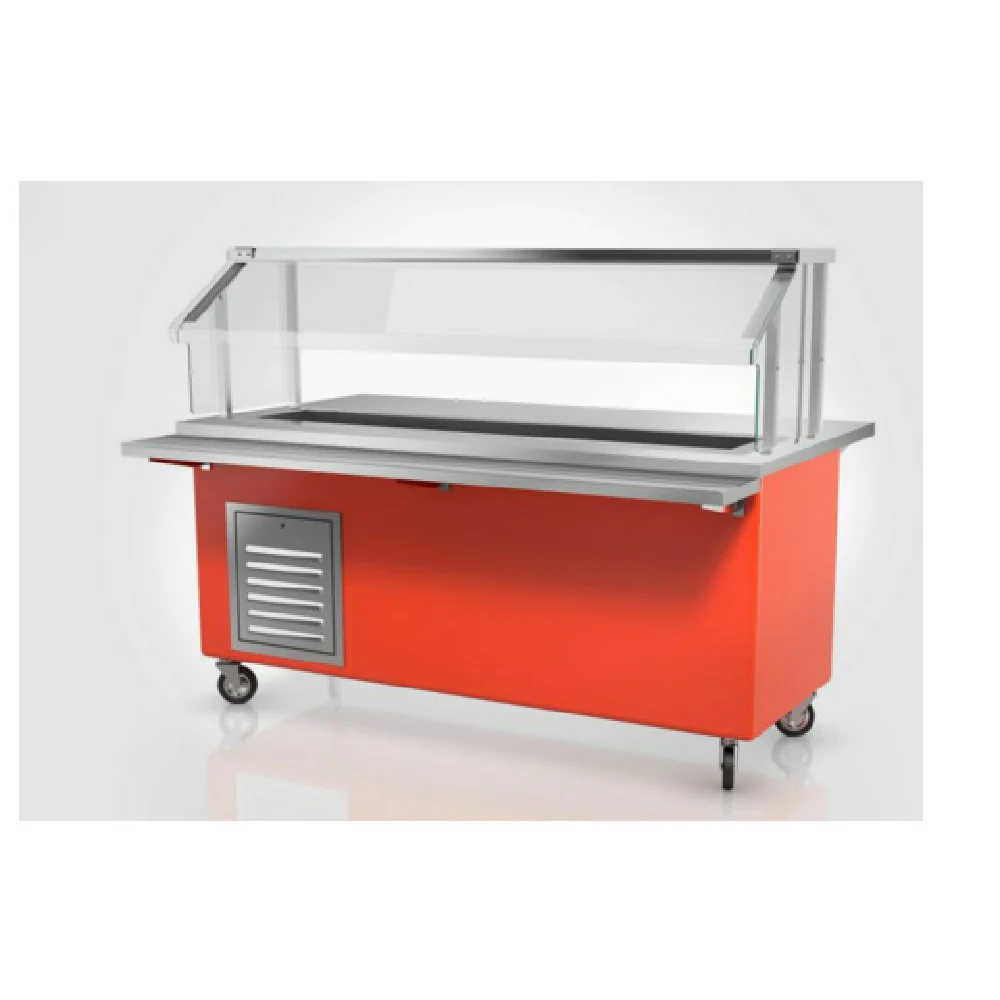 Low Temp Industries SIM-TA-50 50 Inch Cold Food Counter Refrigerated with Stainless Steel Top Low Temp Industries SIM-TA-50 50 Inch Cold Food Counter Refrigerated with Stainless Steel Top