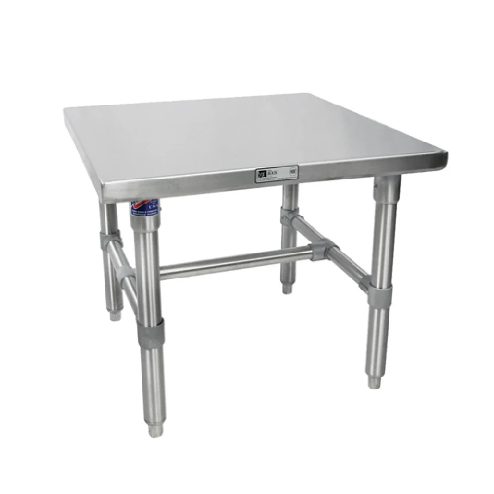 John Boos S16MS05 30 Inch Equipment Stand Galvanized Base Stainless Steel Top John Boos S16MS05 30 Inch Equipment Stand Galvanized Base Stainless Steel Top