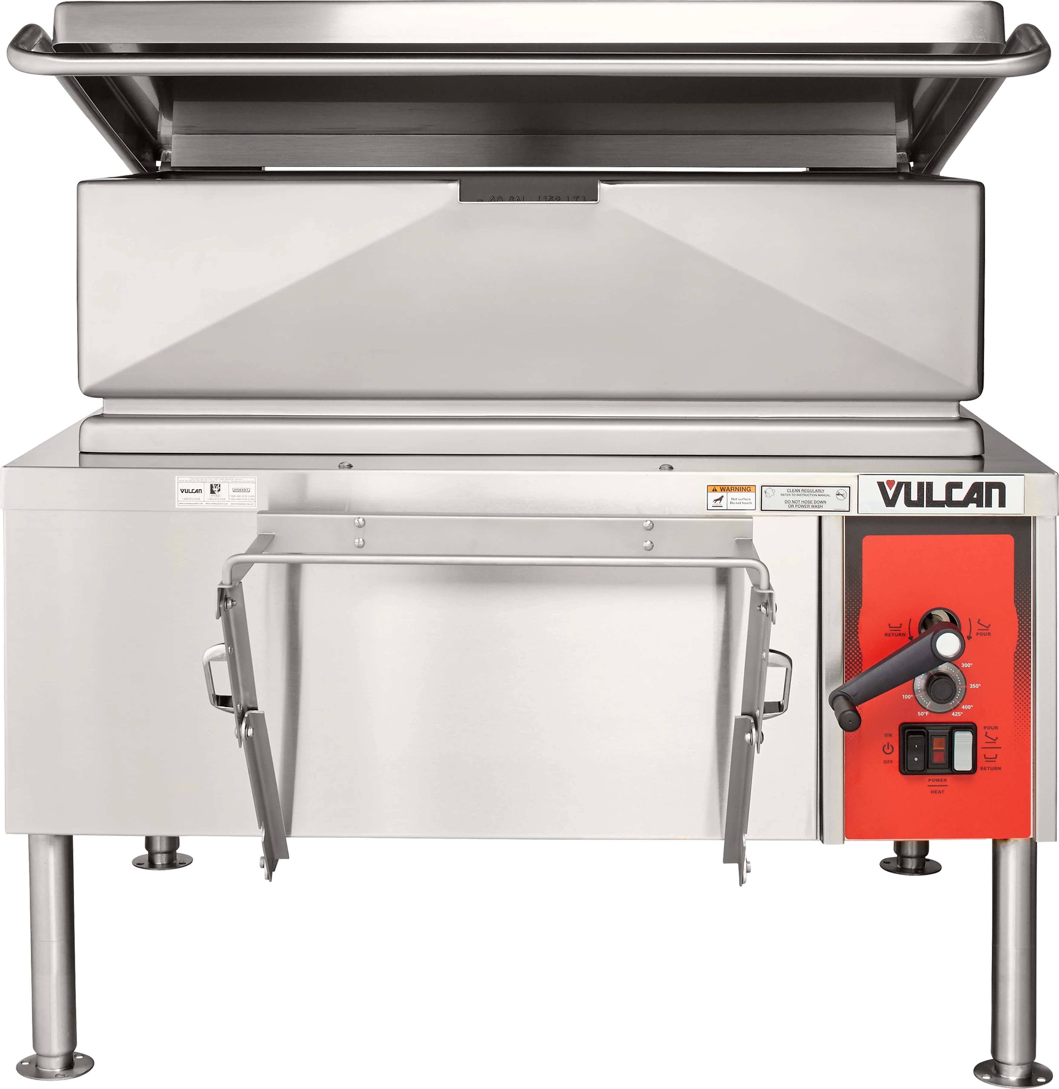 Vulcan VE40_240/60/3 46 Inch Electric Braising Pan with Manual Tilt Vulcan VE40_240/60/3 46 Inch Electric Braising Pan with Manual Tilt