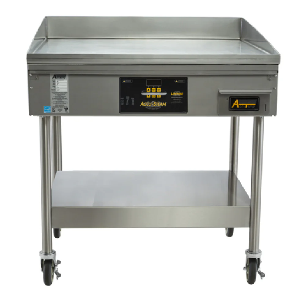 AccuTemp EGF2083A3650-S2 36 Inch Electric Griddle with Stand and Casters AccuTemp EGF2083A3650-S2 36 Inch Electric Griddle with Stand and Casters