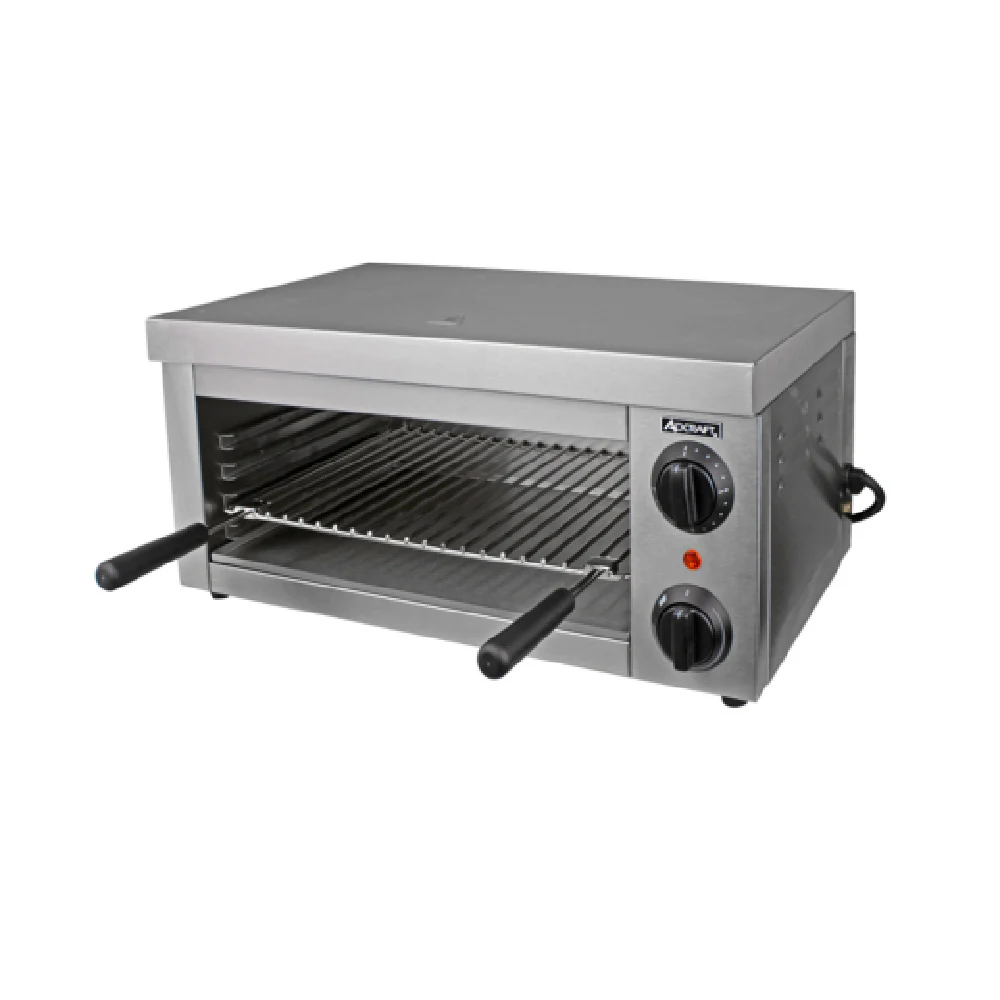 Admiral Craft CHM-1200W 24 Inch Electric Cheesemelter Stainless Steel 4 Rack Positions