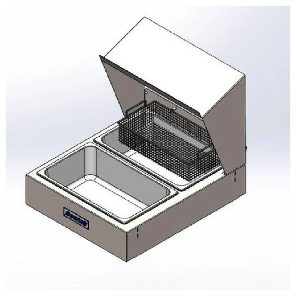 Resfab BT-2C Breading Station Counter Model Stainless Steel Breading & Dipping Pans Resfab BT-2C Breading Station Counter Model Stainless Steel Breading & Dipping Pans