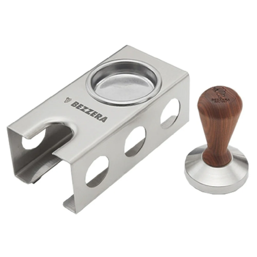 AMPTO 5963175 Tamper with Station and Blind Filter Wooden Handle
