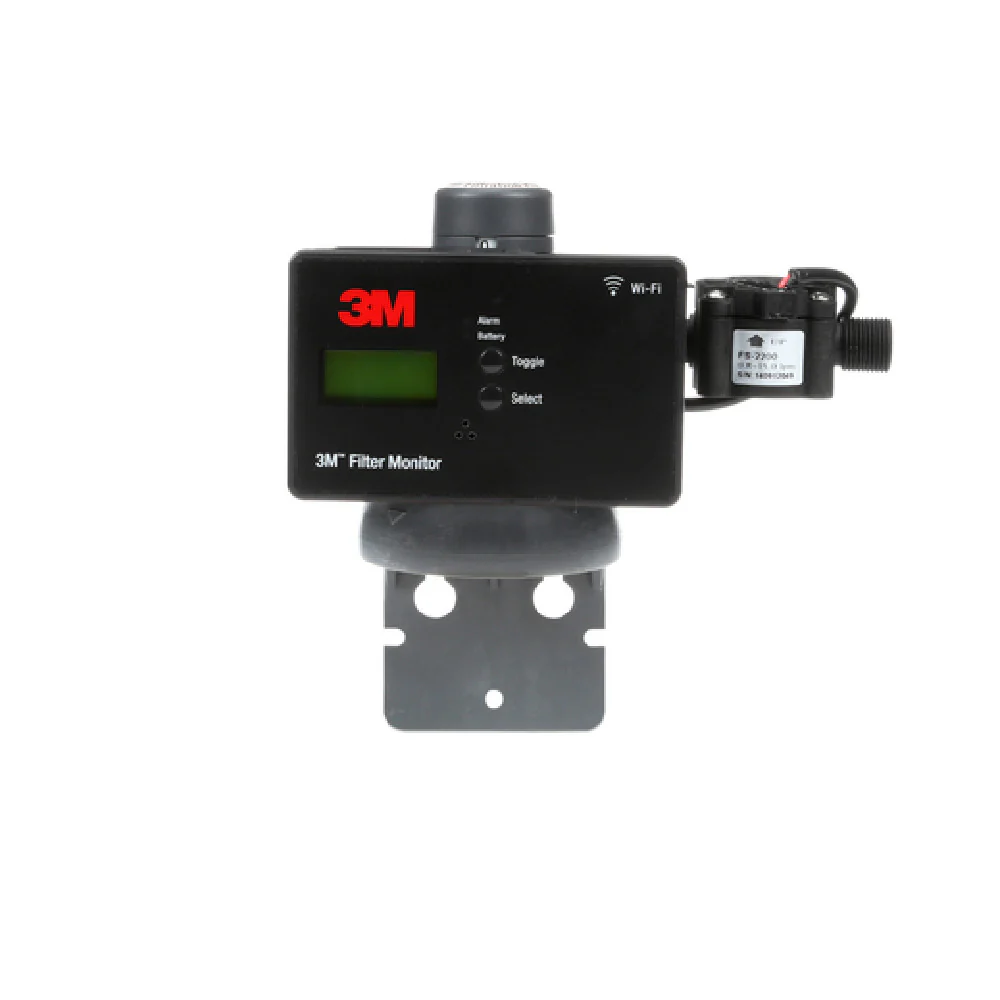 3M BH3WM-NPT HEAD ONLY 8 Inch Stainless Steel Water Filtration System with Wi-Fi Monitoring