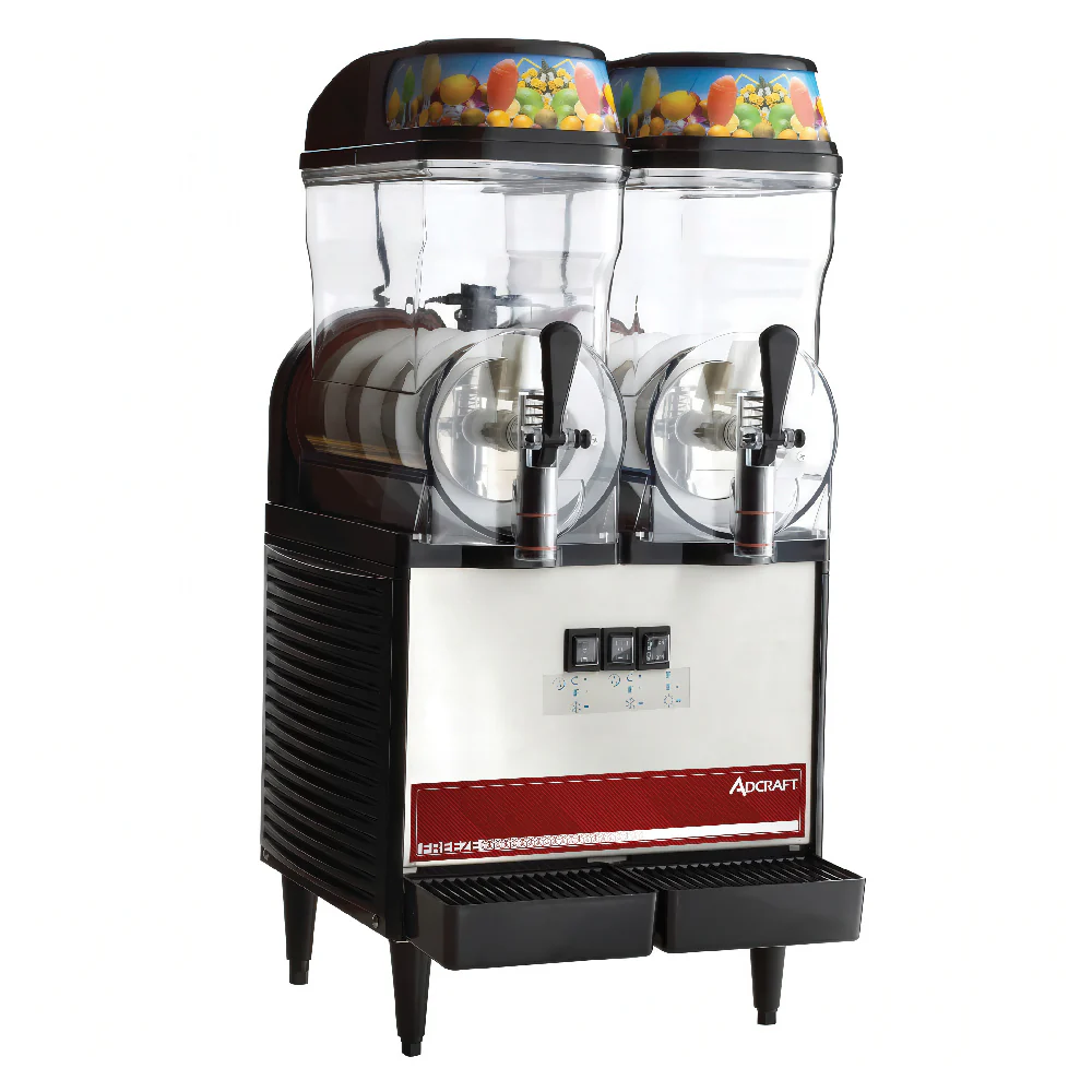 Admiral Craft ADC2BFG Granita/Slush Machine (2) 3-gallon Hoppers In Clear Polycarbonate Admiral Craft ADC2BFG Granita/Slush Machine (2) 3-gallon Hoppers In Clear Polycarbonate