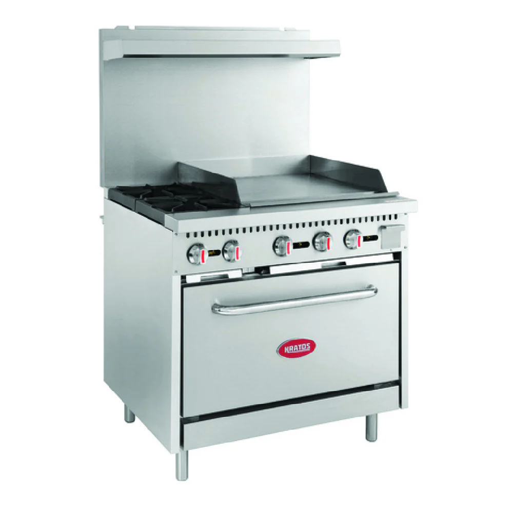Hubert 29Y-047-NAT Kratos® Gas Range 36 Hubert 29Y-047-NAT Kratos® Gas Range 36