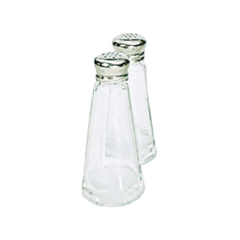 Admiral Craft SMT-3 3 Oz Salt Pepper Shaker Mushroom Top with Glass Jar