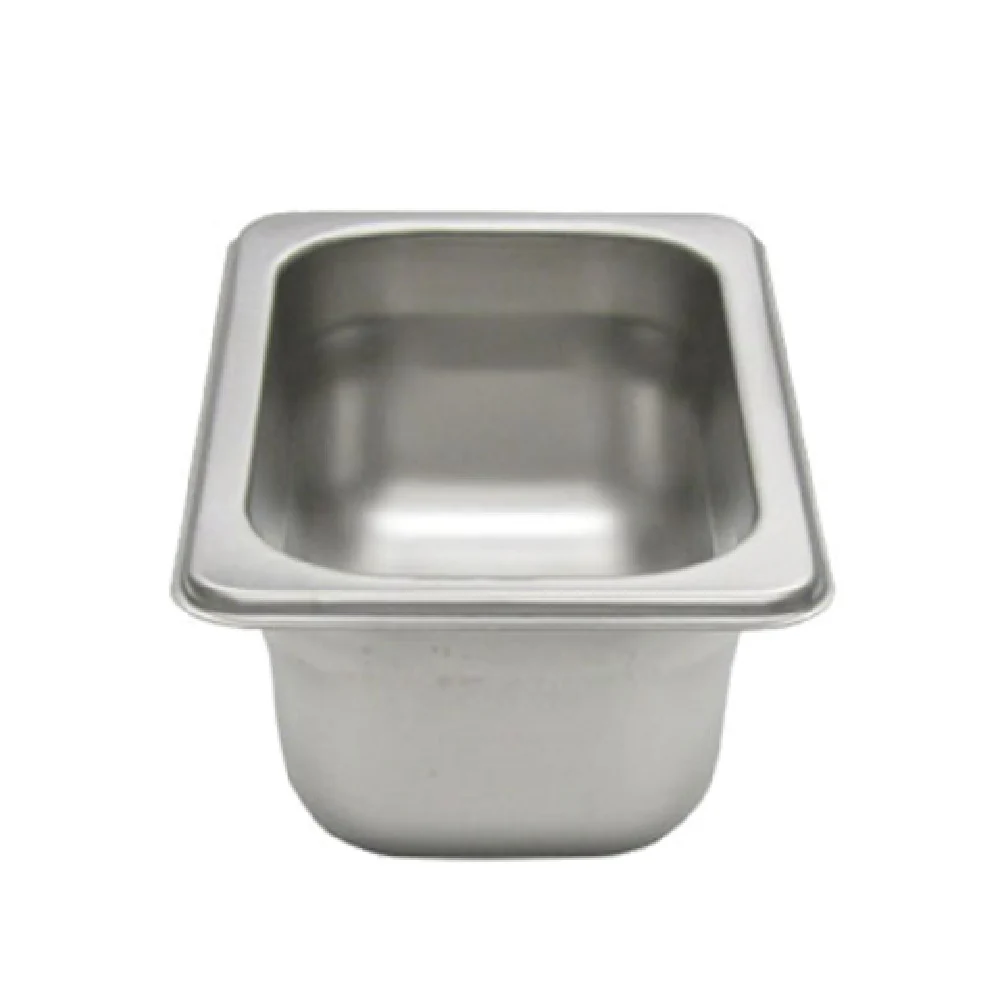 Admiral Craft 200N2 6-3/4 Inch Wide Steam Table Pan 1/9 Size Anti-Jamming Stainless Steel