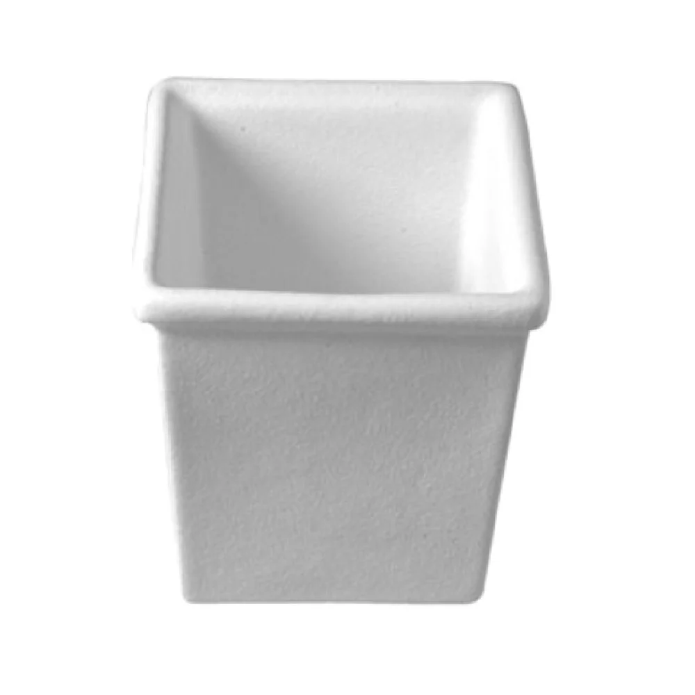 GET Enterprises IS014YW 67-2/3 Oz Square Salad Bowl with Resin Coating Yellow Metal