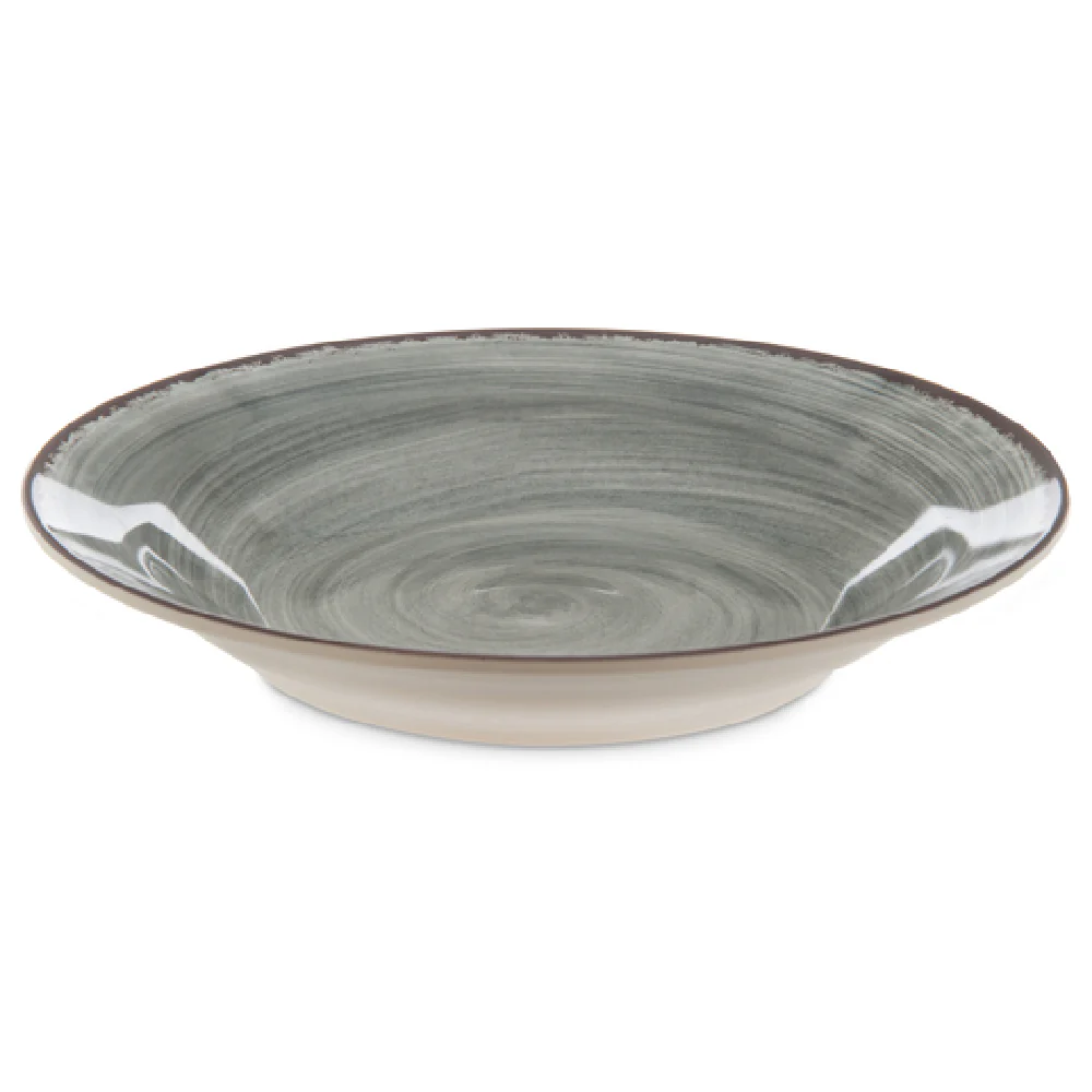 Carlisle 5400318 9 Inch Soup Bowl 18-1/2 Oz Swirl Design Melamine Gray Carlisle 5400318 9 Inch Soup Bowl 18-1/2 Oz Swirl Design Melamine Gray