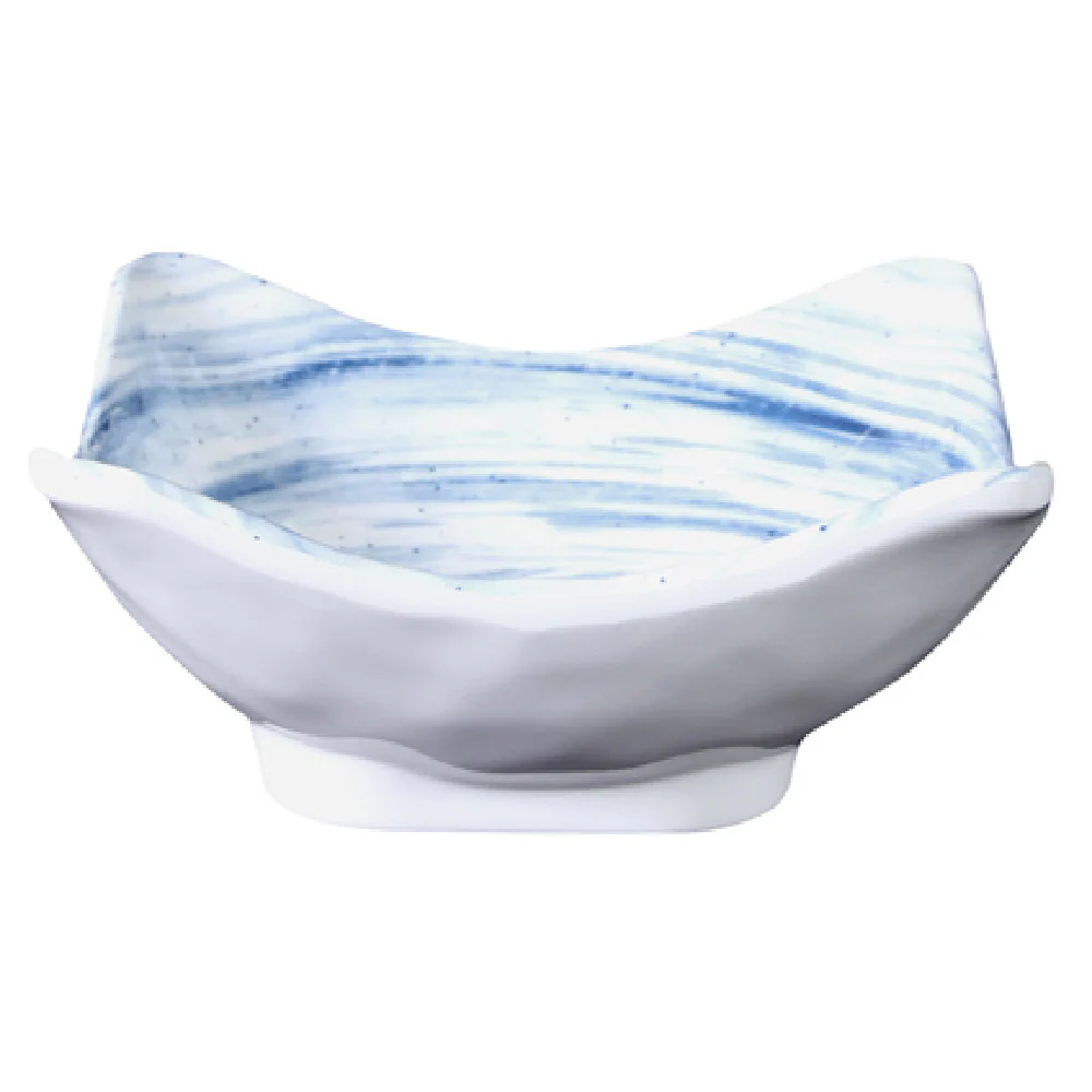 GET Enterprises D52SQ-ND 9 Oz Square Bowl Melamine Navy Break Chip Resistant GET Enterprises D52SQ-ND 9 Oz Square Bowl Melamine Navy Break Chip Resistant