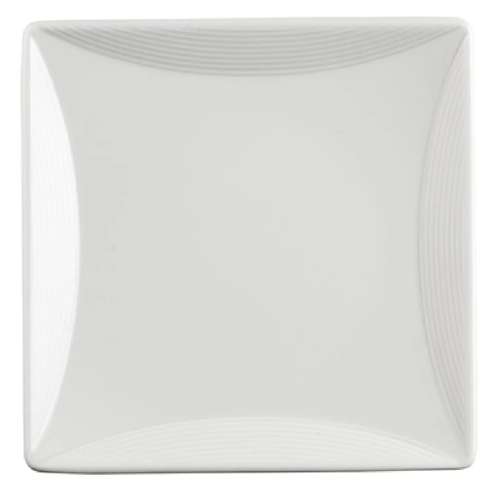 Steelite 61105ST0508 5.875 Inch Square Plate Royal Porcelain Vortex Steelite 61105ST0508 5.875 Inch Square Plate Royal Porcelain Vortex