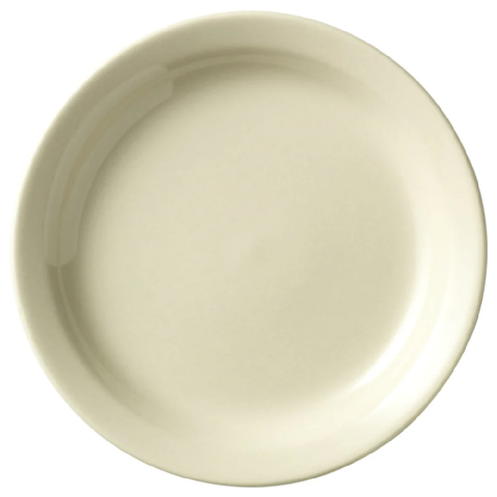 Libbey 740-901-612 6-1/2 Inch Round Porcelain Plate Narrow Rim Cream White Libbey 740-901-612 6-1/2 Inch Round Porcelain Plate Narrow Rim Cream White