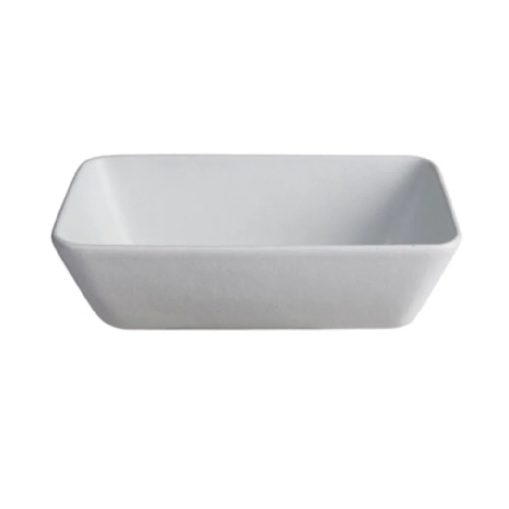 GET Enterprises IU103MW 12-1/2 Inch White Marble Salad Bar Bowl with Resin Coating