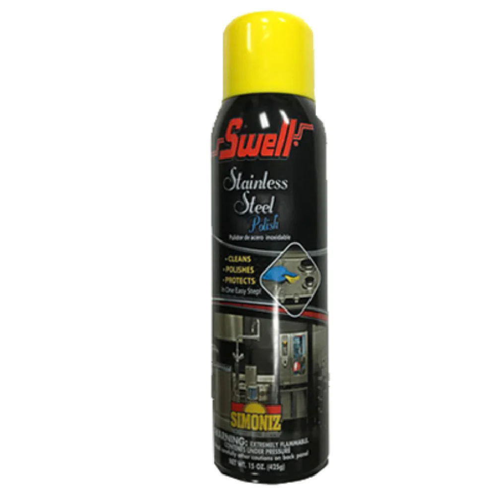 Admiral Craft SSS-20 15 Oz Aerosol Stainless Steel Cleaner Cleans Polishes