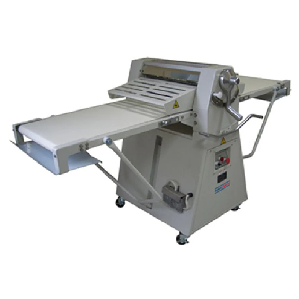 DoughXpress DXP-FRS02 36 Inch Bakery Dough Sheeter Electric Floor Model Stainless Steel with Reversible Operation
