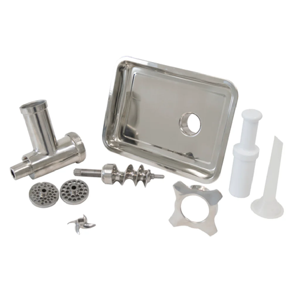 American Eagle Food Machinery AE-G12NH Meat Grinder Attachment Head #12 Head Includes Stainless Steel Knife & Feeder Pan American Eagle Food Machinery AE-G12NH Meat Grinder Attachment Head #12 Head Includes Stainless Steel Knife & Feeder Pan