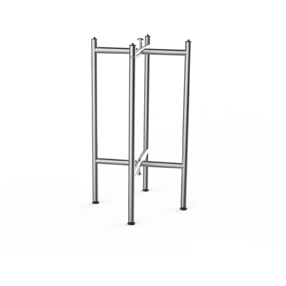 Steelite MGSCLXSS0201 36Inch Cross Base Table Base Stainless Steel Brushed Finish