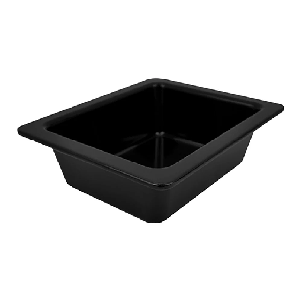 BauscherHepp TB1892 10 Inch Gastro Tray 121-3/4 Oz with silicone feet Black Melamine