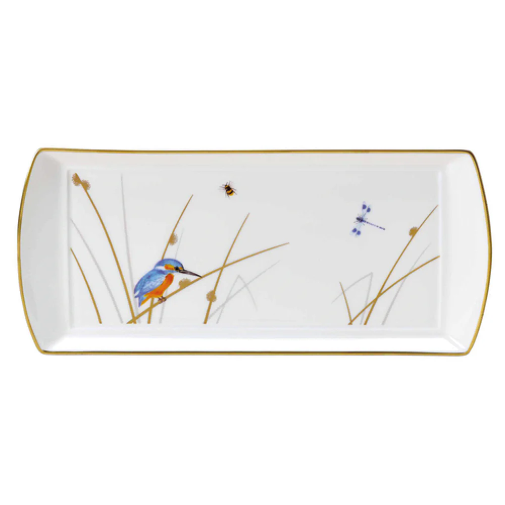Steelite 82108AND0136 13.375 Inch L/S Rectangle Tray Signature Bone China Steelite 82108AND0136 13.375 Inch L/S Rectangle Tray Signature Bone China