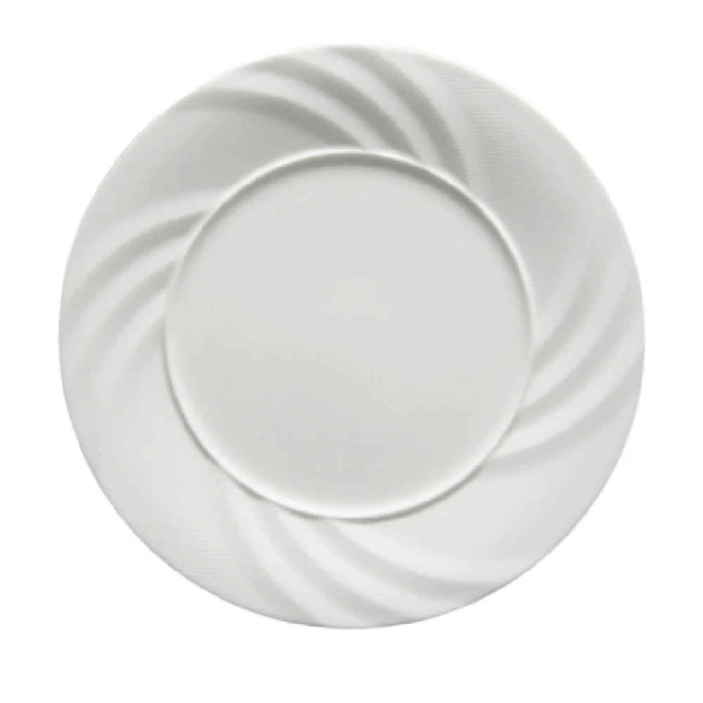 Fortessa HBW-AIRES-260 12 Inch Bone China Plate with Dishwasher and Microwave Safe Fortessa HBW-AIRES-260 12 Inch Bone China Plate with Dishwasher and Microwave Safe