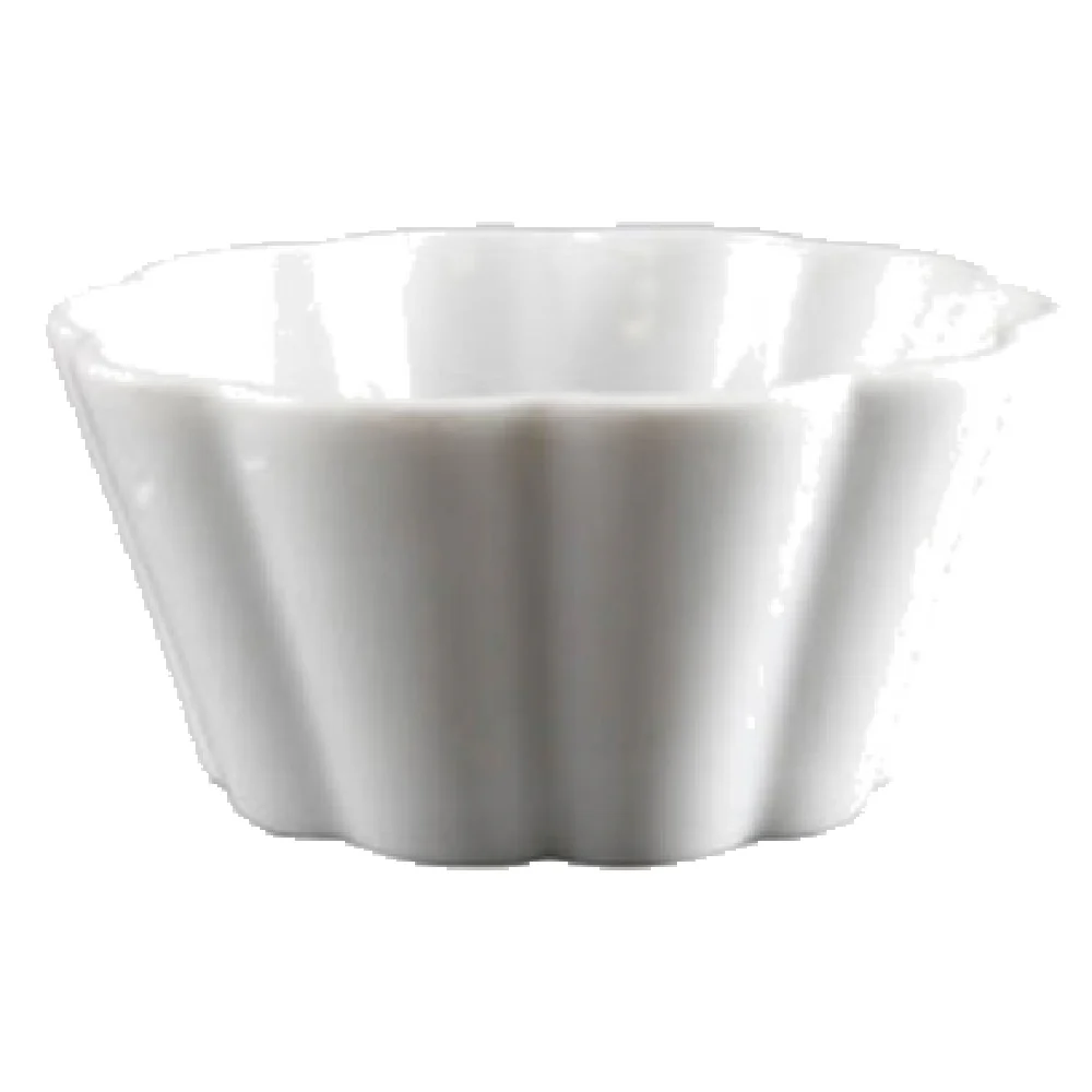 Vertex China ARG-B4 3-1/8 Inch Brioche Bowl Porcelain Rolled Edge Bright White