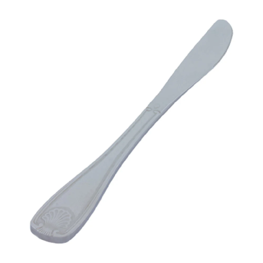 Crestware SHL204 9 Inch Serrated Dinner Knife Heavyweight Mirror Polished Finish 18/0 Stainless Steel Crestware SHL204 9 Inch Serrated Dinner Knife Heavyweight Mirror Polished Finish 18/0 Stainless Steel