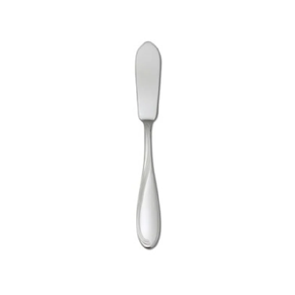1880 Hospitality 2201KBFF 6-1/2 Inch Flat Handle Butter Knife Stainless Steel Scroll