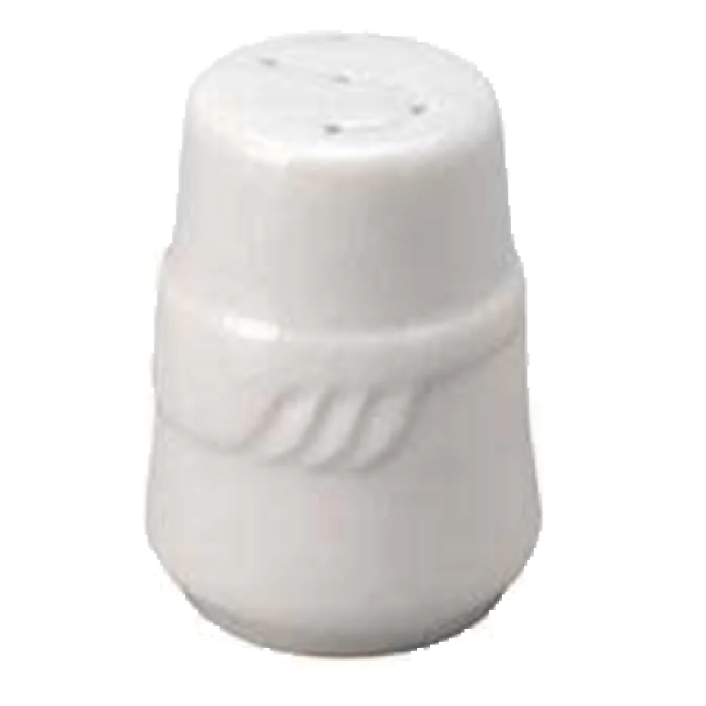 Vertex China SAU-SS-G Salt Shaker 2-7/8 Inch Sculpted Lines - China
