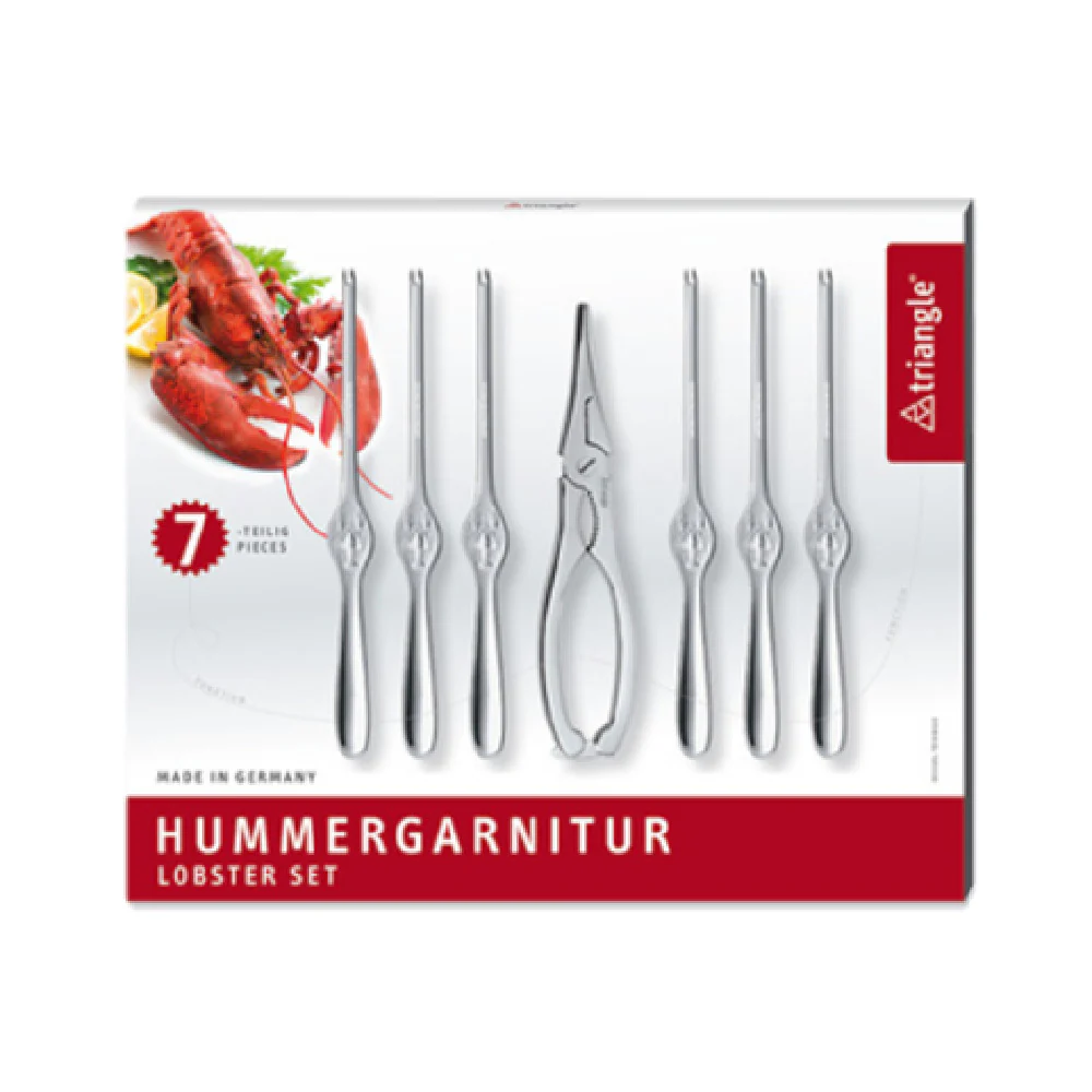 Louis Tellier 904830702 Lobster Tool Set Polished Stainless Steel with Scissor and Forks