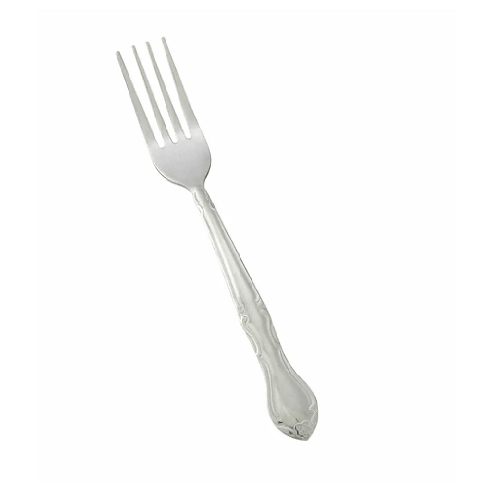 Winco 0004-05 7-1/4 Inch Dinner Fork Heavyweight Vibro Finish 18/0 Stainless Steel