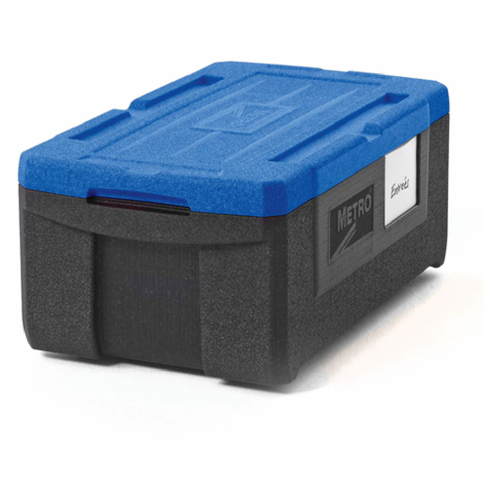 Metro ML180-BU 15 Inch Insulated Food Carrier Top Load with Snap Seal Lid