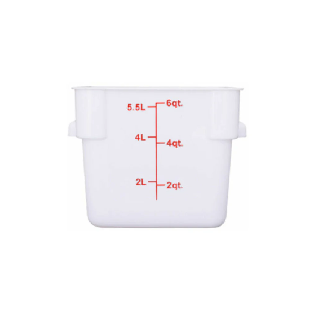 Hubert 29A-050 Kratos® CenPro Square Food Storage Container 6 Qt. Capacity White Hubert 29A-050 Kratos® CenPro Square Food Storage Container 6 Qt. Capacity White