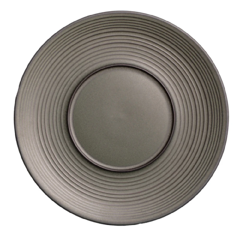 Vertex China E-205-G 11-Inch Plate Round with 5-1/2 Inch Well Green Vertex China E-205-G 11-Inch Plate Round with 5-1/2 Inch Well Green