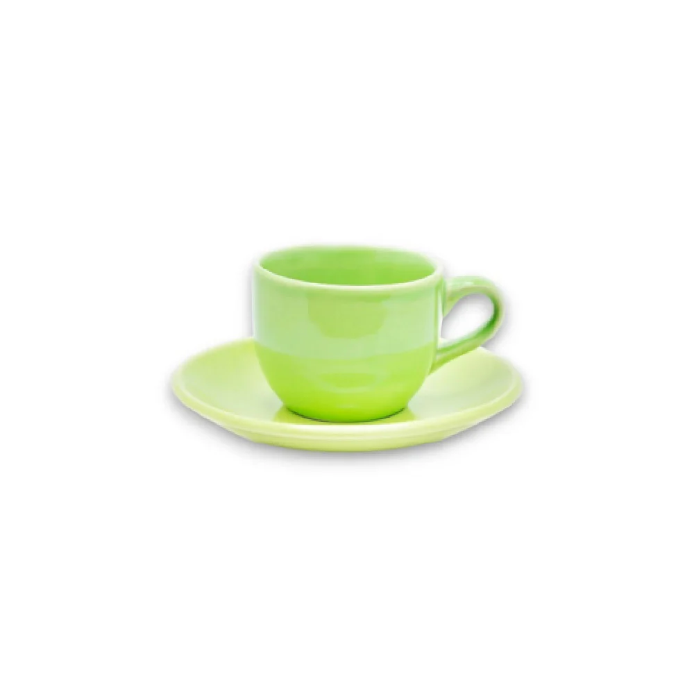 By The Earth Living CM071 Tea Cup & Saucer 5.5 By The Earth Living CM071 Tea Cup & Saucer 5.5