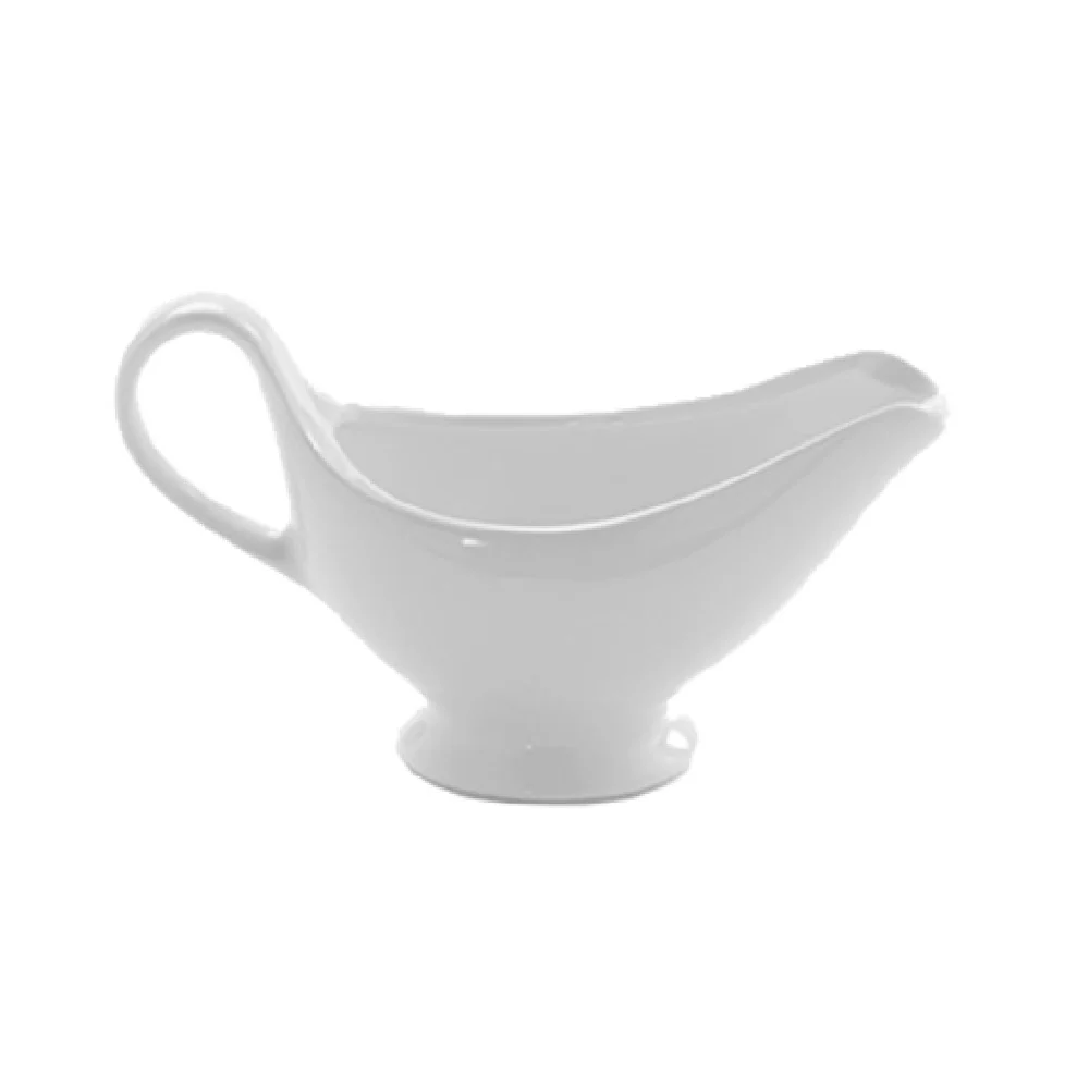 American Metalcraft GB8 9 Oz Gravy Boat Medium Porcelain White