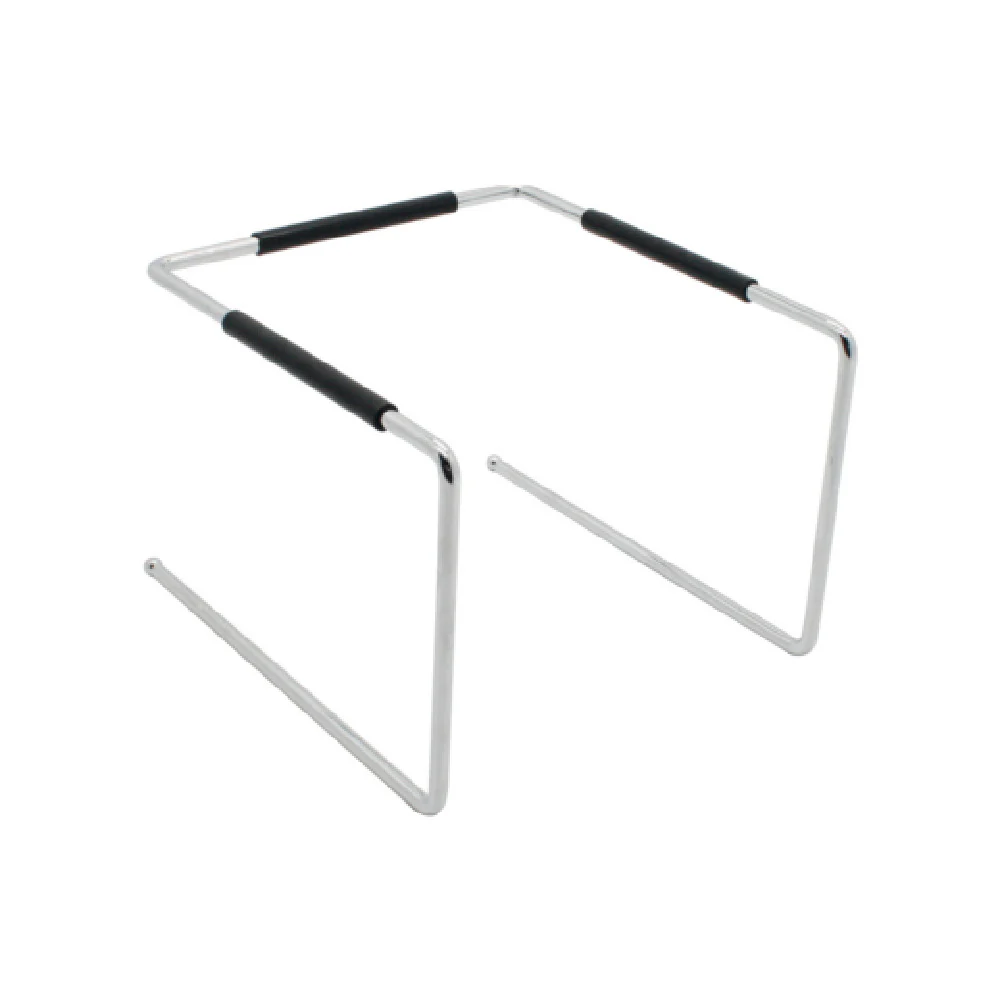 CAC China APZR-987 9 Inch Chrome Plated Steel Pizza Stand Non-slip Grip