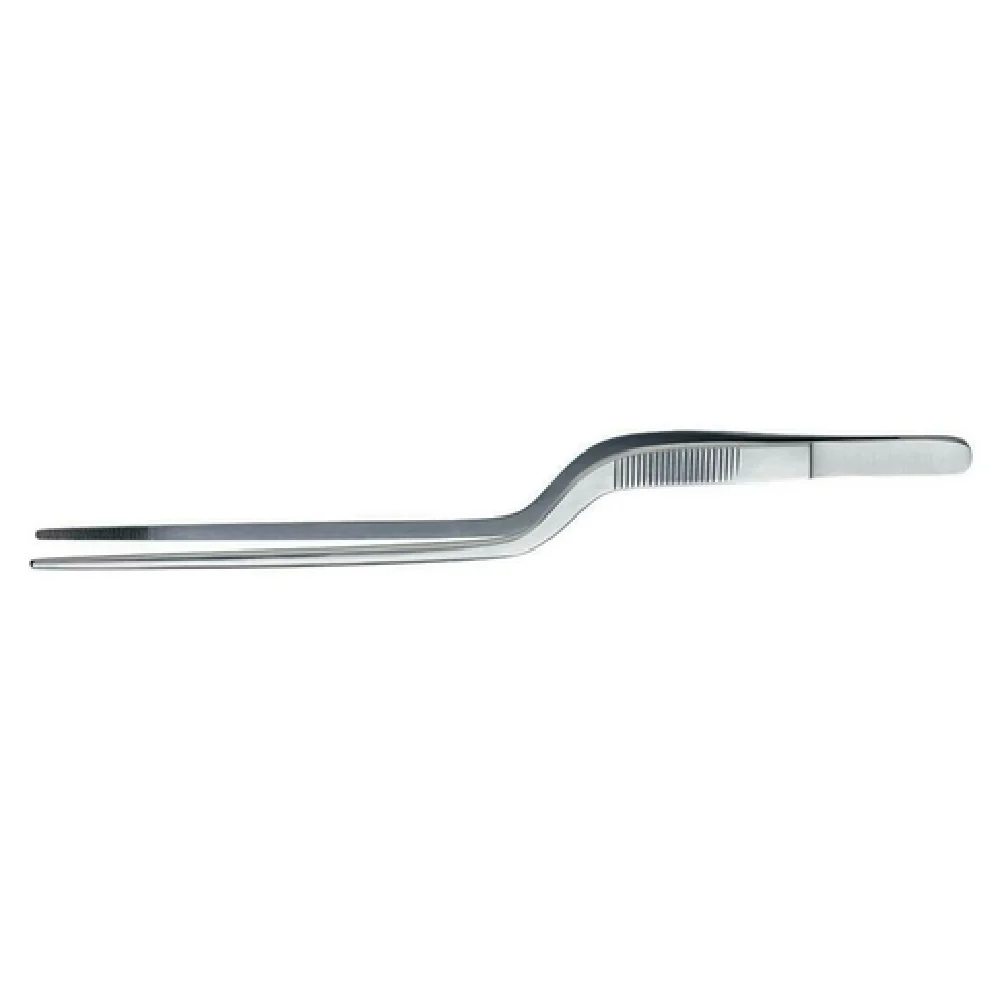 Matfer 652021 7-7/8 Inch Chef Plating Tongs with ergonomic design stainless steel