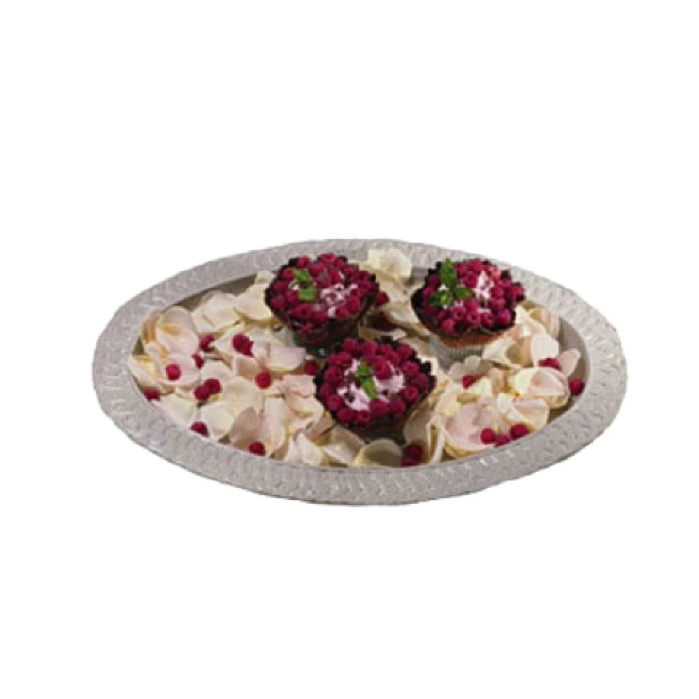 Bon Chef 2309PLATINUMGRA 7 Quarts Oval Casserole Dish Aluminum Sandstone