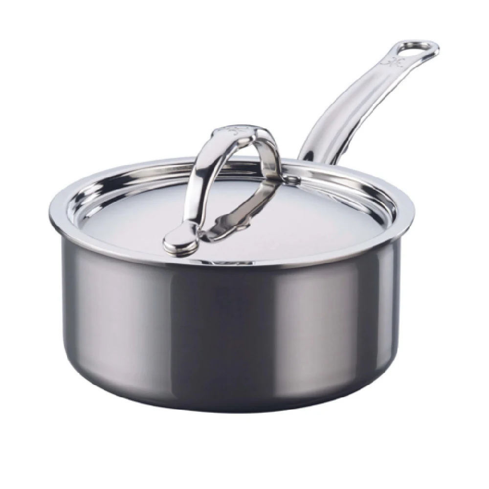 JB Prince S492 16 1.5qt Covered Hestan Nanobond Saucepan Stainless Steel JB Prince S492 16 1.5qt Covered Hestan Nanobond Saucepan Stainless Steel