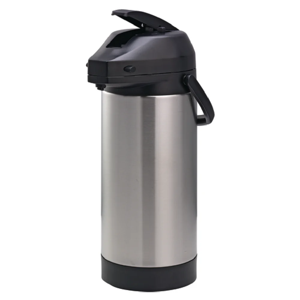 Service Ideas SVAP38CPL 3.8 Liter Lock N Carry Airpot Stainless Steel with Black Lid