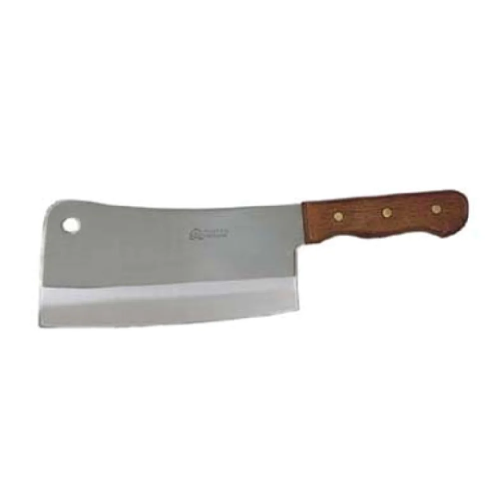 Admiral Craft HCL-8 8 Inch Blade Wood Handle Heavy-duty Cleaver Stainless Steel Admiral Craft HCL-8 8 Inch Blade Wood Handle Heavy-duty Cleaver Stainless Steel